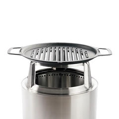 19.5" Fire Pit Cast Iron Grill Top + Hub | Cast Iron Cooking System