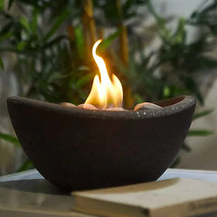 Wave Tabletop Fire Bowl | Indoor Firebowl Collection