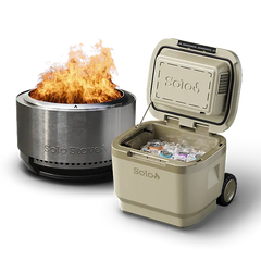 Summit 27" Fire Pit & Windchill 30 Cooler Fire & Ice Bundle