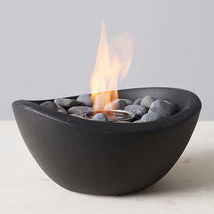 Wave Tabletop Fire Bowl | Indoor Firebowl Collection