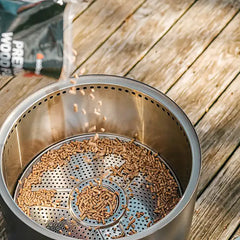 Pellet Adapter for Fire Pits — Burn Cleaner