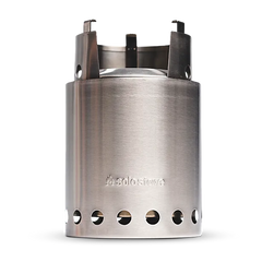 Stainless Camp Stove — Built for Two