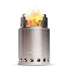 Stainless Camp Stove — Built for Two