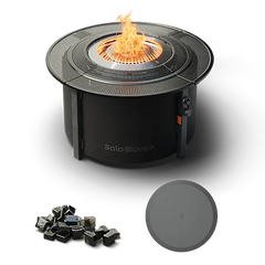 Infinity Flame + Fire Glass Bundle