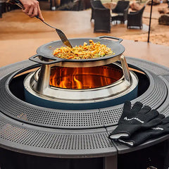 Cast Iron Wok Top | Fire Pit Outdoor Cooking