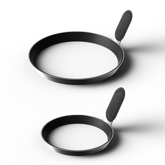 Steelfire Pro Kit | Egg & Pancake Ring, Scoop Tongs, Chop Scraper