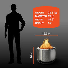 Summit 19.5™  Smokeless Fire Pit