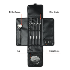 Mesa Accessory Pack | Lid, Mini Sticks, Stick Rests, Pellet Scoop