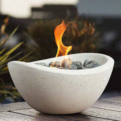 Wave Tabletop Fire Bowl | Indoor Firebowl Collection