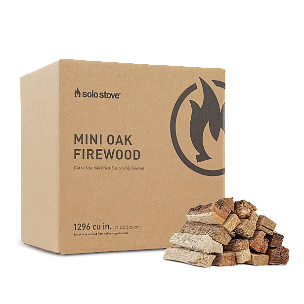 Mini Oak Firewood — Kiln-Dried for Fire Pits