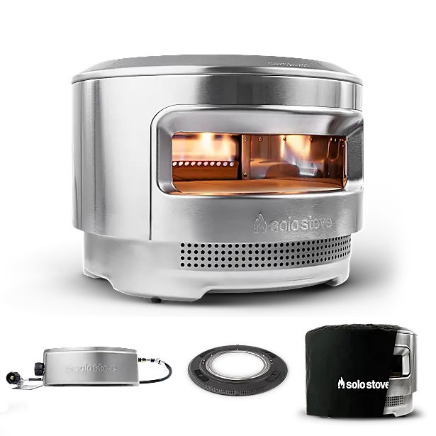 Pi Dual Fuel Patio Bundle | Wood-Fired + Gas Burning Outdoor Oven