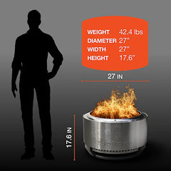 Summit 27™  Smokeless Fire Pit